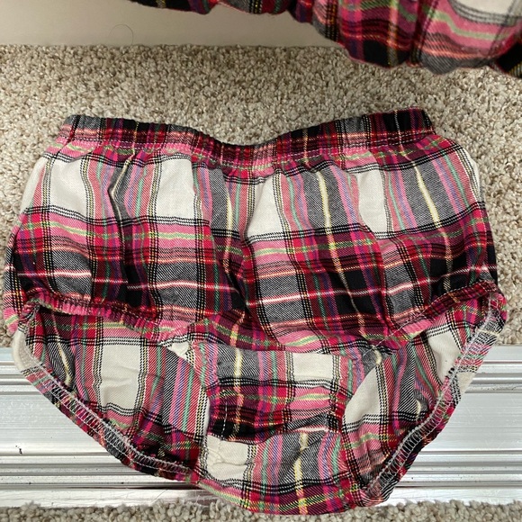 First Impressions Plaid Bubble Dress with Matching Bloomer - Picture 4 of 5